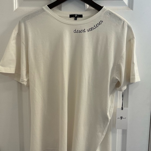 7 for All Mankind Desert Wanderer T-Shirt - NWT - Size Medium - Picture 2 of 9
